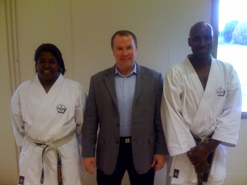 Noel Johnson and Andrea Laing 4th Dan